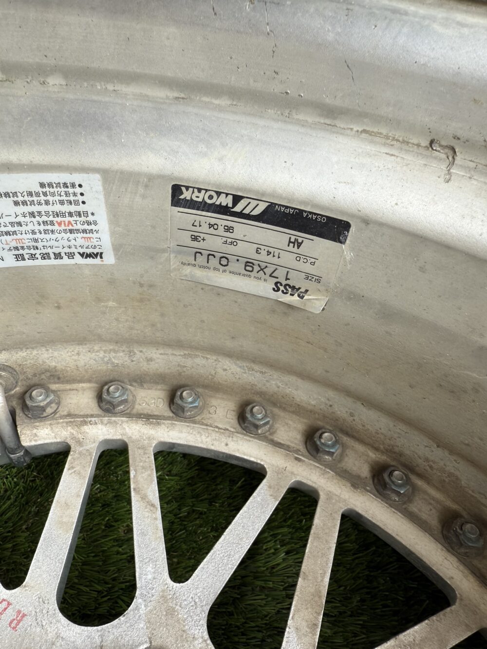 Work Ewing Pair 17 Inch 5x114.3 Wheels - Image 7